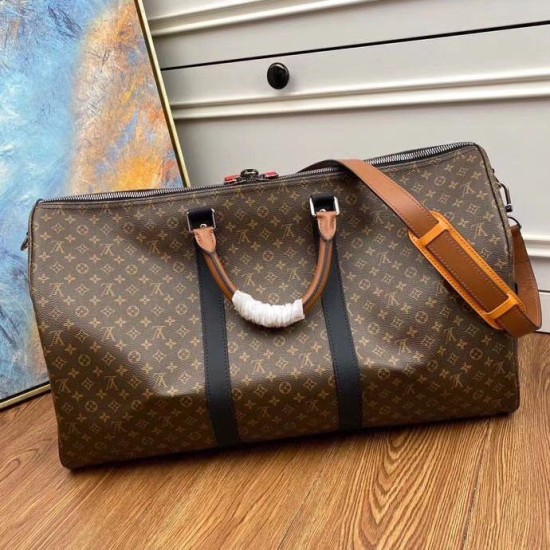 Fake Louis Vuitton Keepall Bandouliere 50 Patchwork Bag M56855 Replica Replica Louis Vuitton Keepall Bandouliere 50 Patchwork Bag M56855