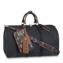 Replica Louis Vuitton Keepall Bandouliere 50 Patchwork Bag M56856