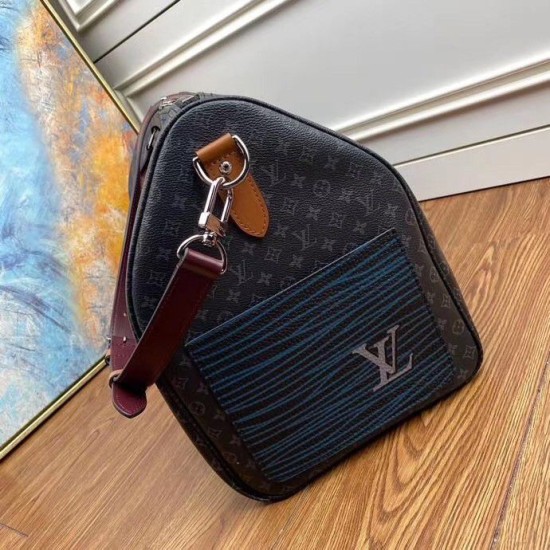Replica Louis Vuitton Keepall Bandouliere 50 Patchwork Bag M56856 Replica Louis Vuitton Keepall Bandouliere 50 Patchwork Bag M56856