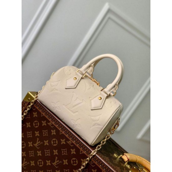 Fake Louis Vuitton Speedy Bandouliere 20 Bag Monogram Empreinte M58954 Replica Replica Louis Vuitton Speedy Bandouliere 20 Bag Monogram Empreinte M58954