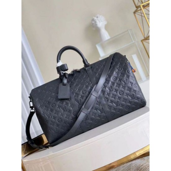 Replica Louis Vuitton Keepall Bandouliere 50 Bag Taurillon Monogram M59025 Fake Louis Vuitton Keepall Bandouliere 50 Bag Taurillon Monogram M59025 Replica