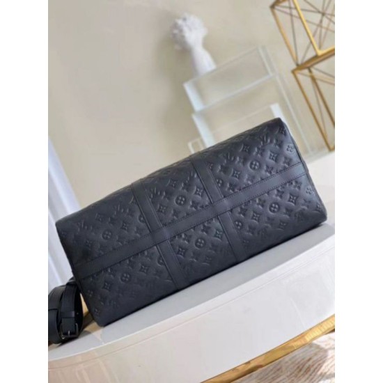 Replica Louis Vuitton Keepall Bandouliere 50 Bag Taurillon Monogram M59025 Fake Louis Vuitton Keepall Bandouliere 50 Bag Taurillon Monogram M59025 Replica