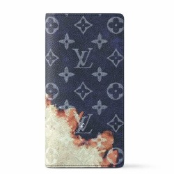 Replica Louis Vuitton Brazza Wallet Monogram Bleach Canvas M82826