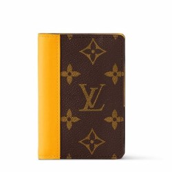 Replica Louis Vuitton Pocket Organizer Monogram Macassar Canvas M82955