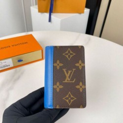 Replica Louis Vuitton Pocket Organizer Monogram Macassar Canvas M82956