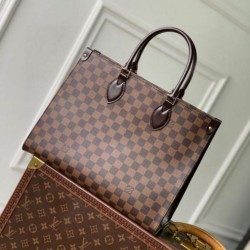 Replica Louis Vuitton OnTheGo MM Bag Damier Ebene Canvas N00065