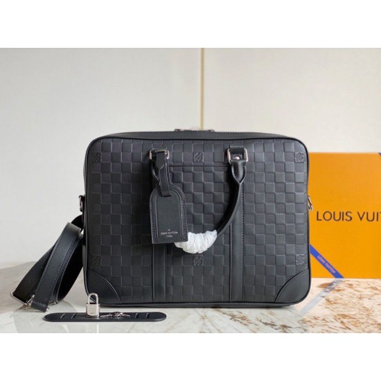 Fake Louis Vuitton Porte Documents Voyage PM Damier Infini N40444 Replica Replica Louis Vuitton Porte Documents Voyage PM Damier Infini N40444