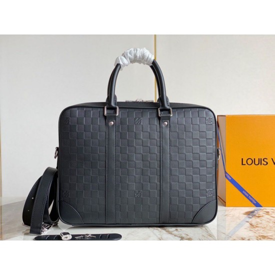 Fake Louis Vuitton Porte Documents Voyage PM Damier Infini N40444 Replica Replica Louis Vuitton Porte Documents Voyage PM Damier Infini N40444