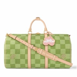 Replica Louis Vuitton Keepall Bandouliere 50 Bag Damier Golf Canvas N40667