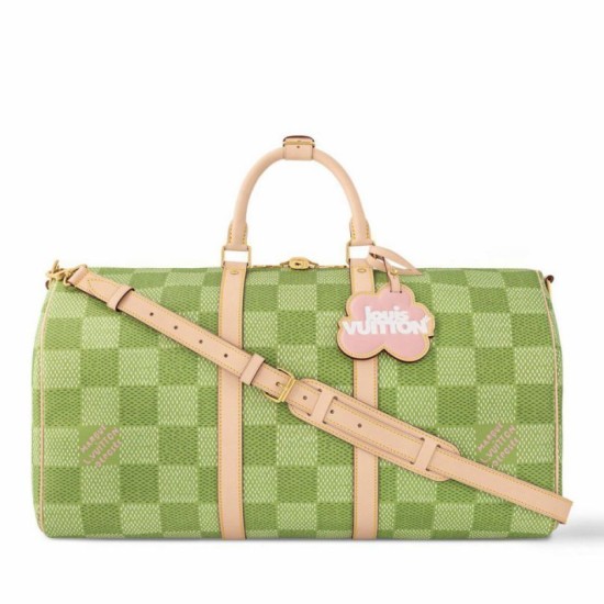Replica Louis Vuitton Keepall Bandouliere 50 Bag Damier Golf Canvas N40667 Replica Louis Vuitton Keepall Bandouliere 50 Bag Damier Golf Canvas N40667