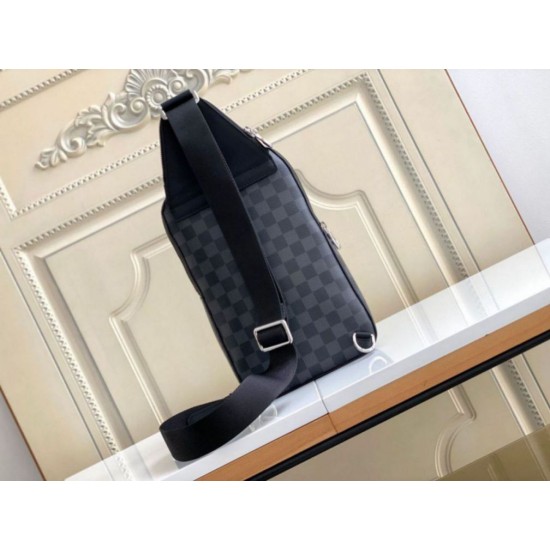 Fake Louis Vuitton Avenue Sling Bag Damier Graphite Canvas N45302 Replica Replica Louis Vuitton Avenue Sling Bag Damier Graphite Canvas N45302