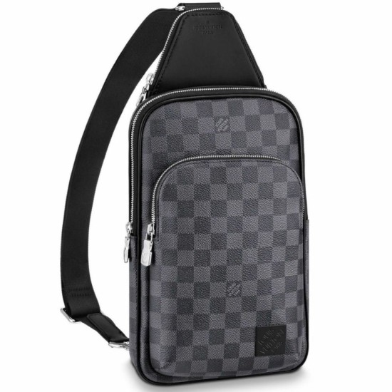 Fake Louis Vuitton Avenue Sling Bag Damier Graphite Canvas N45302 Replica Replica Louis Vuitton Avenue Sling Bag Damier Graphite Canvas N45302