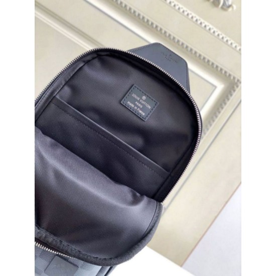 Fake Louis Vuitton Avenue Sling Bag Damier Graphite Canvas N45302 Replica Replica Louis Vuitton Avenue Sling Bag Damier Graphite Canvas N45302