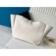 Replica Saint Laurent LE 5 A 7 Bea Tote Bag White Grained Replica Saint Laurent LE 5 A 7 Bea Tote Bag White Grained