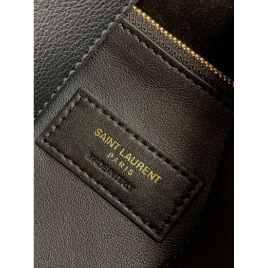Replica Saint Laurent Le 5 À 7 Soft Large Shoulder Bag Black Replica Saint Laurent Le 5 À 7 Soft Large Shoulder Bag Black