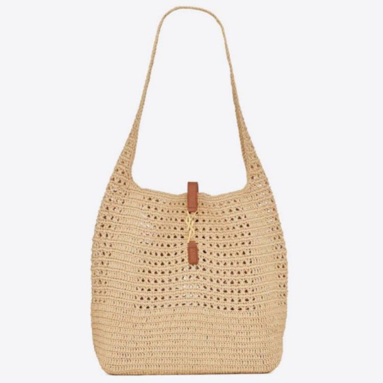 Fake Saint Laurent Le 5 A 7 Medium Tote Bag Naturel Raffia Replica Fake Saint Laurent Le 5 A 7 Medium Tote Bag Naturel Raffia Replica