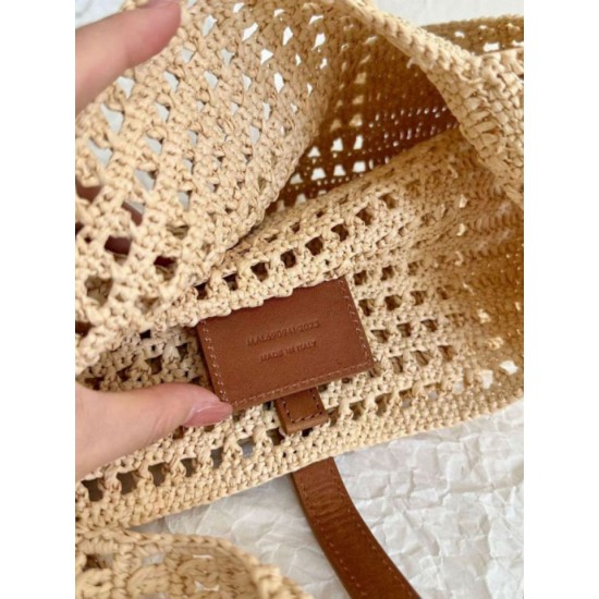 Fake Saint Laurent Le 5 A 7 Medium Tote Bag Naturel Raffia Replica Fake Saint Laurent Le 5 A 7 Medium Tote Bag Naturel Raffia Replica