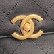 Replica Chanel Maxi Flap Bag With Top Handle AS5543 Black