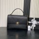 Replica Chanel Maxi Flap Bag With Top Handle AS5543 Black