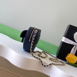 Replica Chanel Heart-Shaped Chain Handbag AP2784 Black