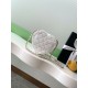 Replica Chanel Heart-Shaped Chain Handbag AP2784 White