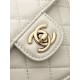 Replica Chanel Heart-Shaped Chain Handbag AP2784 White