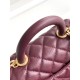 Replica Chanel Flap Bag With Top Handle AS2215 Burgundy