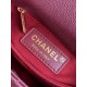 Replica Chanel Flap Bag With Top Handle AS2215 Burgundy