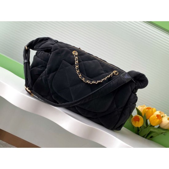 Replica Chanel Maxi Bowling Bag AS5055 Black