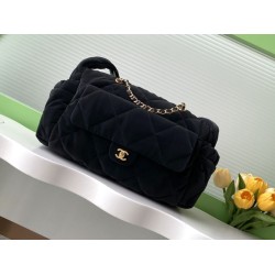 Replica Chanel Maxi Bowling Bag AS5055 Black