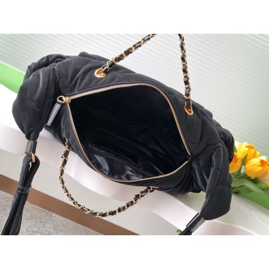 Replica Chanel Maxi Bowling Bag AS5055 Black
