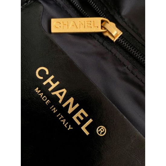 Replica Chanel Maxi Bowling Bag AS5055 Black