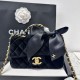 Replica Chanel Mini Flap Bag With Handle AS5875 Black