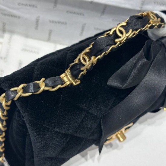 Replica Chanel Mini Flap Bag With Handle AS5875 Black
