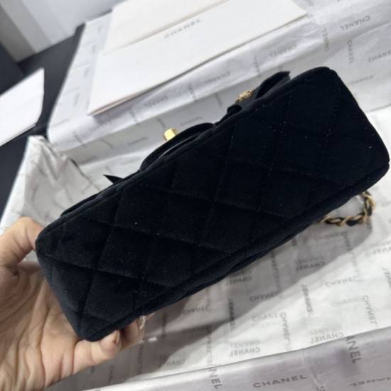 Replica Chanel Mini Flap Bag With Handle AS5875 Black