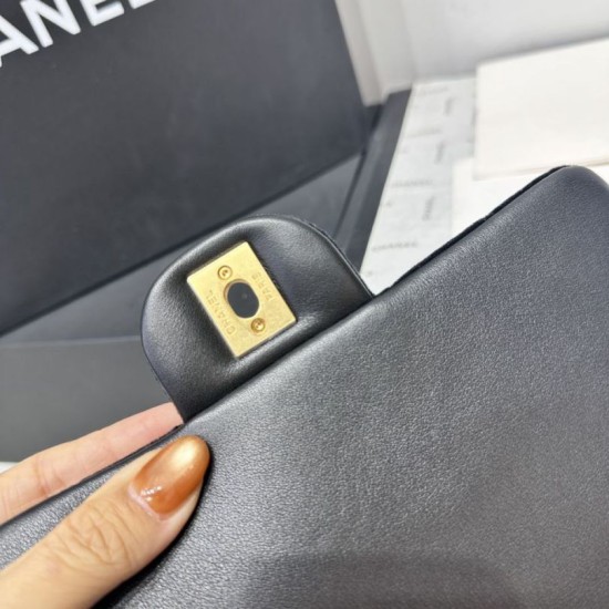 Replica Chanel Mini Flap Bag With Handle AS5875 Black