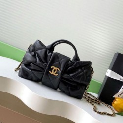 Replica Chanel Mini Bow Bag AS5849 Lambskin Black