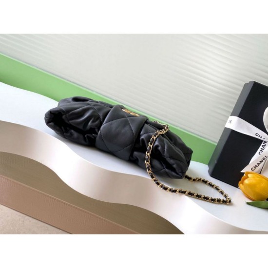 Replica Chanel Mini Bow Bag AS5849 Lambskin Black
