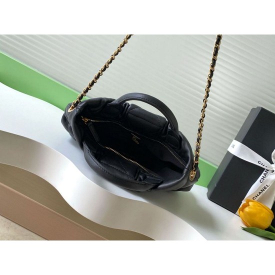 Replica Chanel Mini Bow Bag AS5849 Lambskin Black