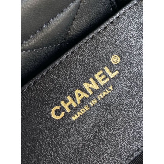 Replica Chanel Mini Bow Bag AS5849 Lambskin Black