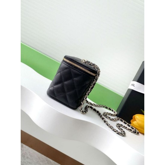Replica Chanel Vanity Bag with Chain AP4530 Black