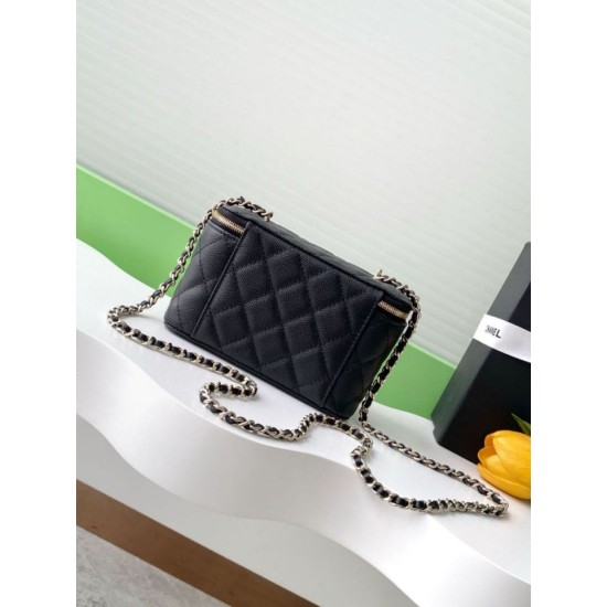 Replica Chanel Vanity Bag with Chain AP4530 Black