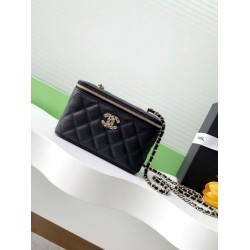 Replica Chanel Vanity Bag with Chain AP4530 Black