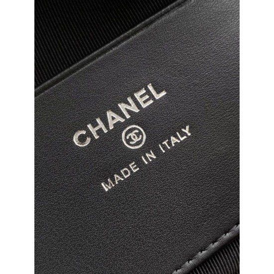 Replica Chanel Quilted Hobo Clutch on Chain Bag AP4850 Black