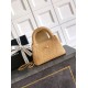 Replica Chanel Kelly Tote Handbag Raffia Apricot AS4416