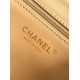 Replica Chanel Kelly Tote Handbag Raffia Apricot AS4416