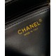 Replica Chanel Kelly Tote Handbag Raffia Black AS4416