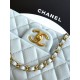 Replica Chanel Small Flap Bag with Top Handle AS5702 Light Blue