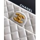 Replica Chanel Small Classic Flap CF Bag Shiny lambskin White
