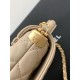 Replica Chanel 25P Small Flap Bag with Top Handle AS5355 Apricot